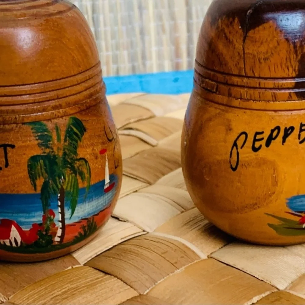 Handcrafted Wooden Jamaican shakers